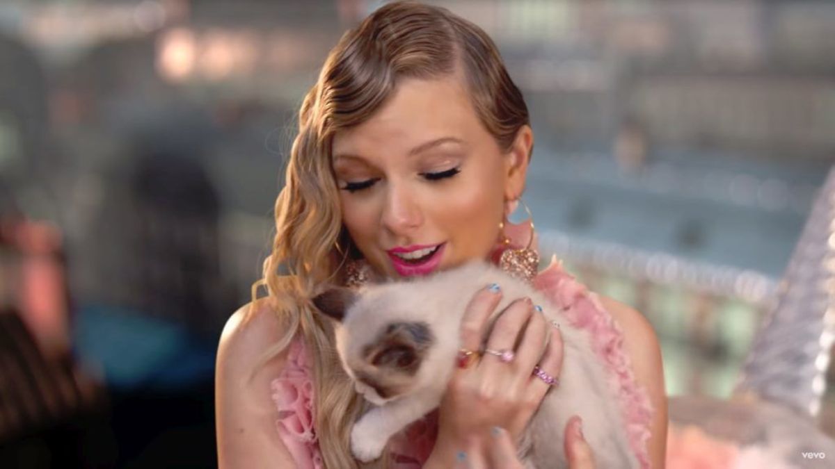 Címlapra került Taylor Swift macskája, nem is akárhogy – fotó